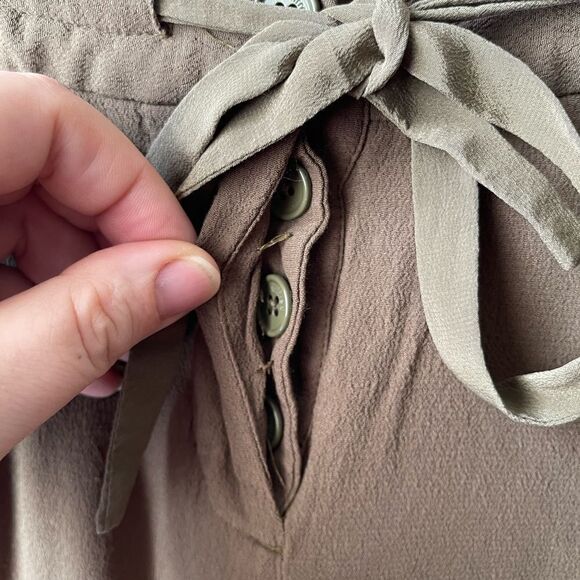 aritzia WILFRED | Marais Pant Olive Green Aritzia XXS - Picture 6 of 14
